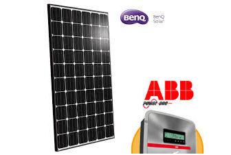Offerta speciale di Elettricolore per impianto fotovoltaico con moduli BENQ Solar monocristallino e inverter ABB Power One Offerta speciale fotovoltaico di Elettricolore
